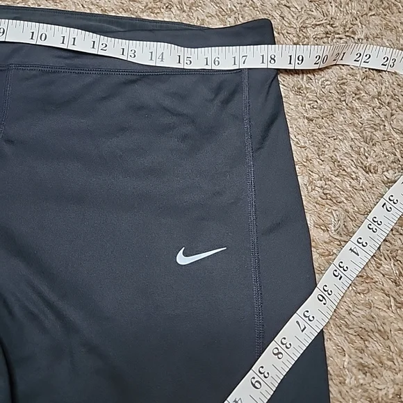Nike Dri-Fit Power Essential Running Crop Leggings Women’s 1X Black - Picture 5 of 8